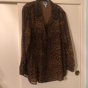 Fabulous leopard Print Diana Gilman top!